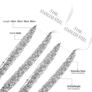 Cadenas de Acero Inoxidable Doradas, Chapadas en Oro, Cadena Industrial de Diseño Elegante, Cadena Rolo, Collar - Product Image 3