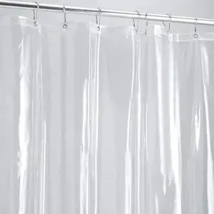 Bathtub Curtains PVC Partition Shower Curtain Thicken Bath Curtain