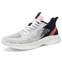 Chaussures de course pour hommes de haute qualité, élégantes, confortables, légères, respirantes, imperméables, à lacets, avec empeigne en tissu extensible