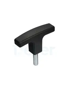 Nylon t handle knob with screw or nut handles for mechanical equipment