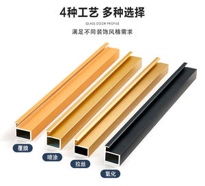 Armario Minimalista con Puertas de Vidrio y Marcos de Aluminio, Diseño Extremadamente Estrecho - Product Image 4