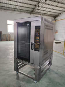Oven konveksi kue besi tahan karat, kontrol <span class=keywords><strong>Digital</strong></span> udara panas untuk memanggang dapur industri susu baru - Product Image 4