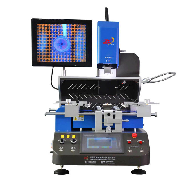 Factory Bga Reballing Machine WDS 650 Bga Rework Station for ECU Repair PCB Motherboard Repairing (side Camera Optional)