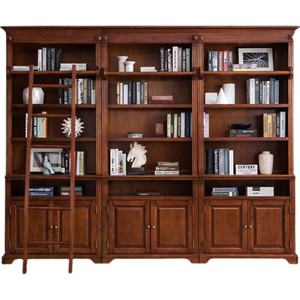 Estante de Luxo Personalizada para Biblioteca Doméstica, Mobiliário para Sala de Estudo Completa, Estante Escada Moderna para Escritório e Casa - Product Image 1