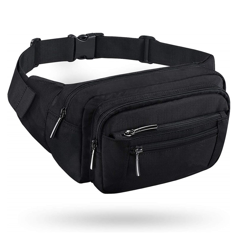 Custom outdoor travel running belts fanny bag waist pack hip bum bag with adjustable strap for men women