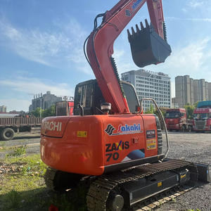 Petite pelle hydraulique sur chenilles Hitachi ZX70 de 7 tonnes d'occasion robuste pour le développement des plantations ZX30U ZX50U ZX55 ZX60 ZX75UR ZX80 - Product Image 1