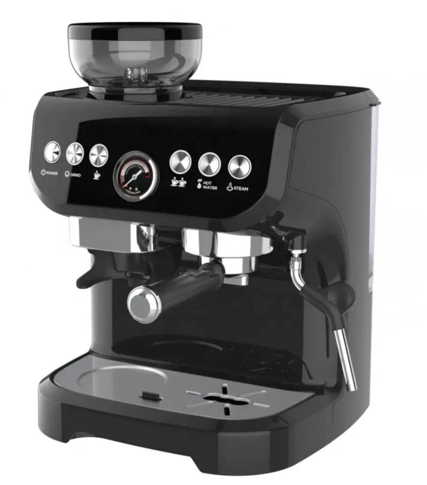 Hibrew — Machine à café automatique pour cappuccino, multifonctionnelle, moulin à café expresso, avec broyeur à café