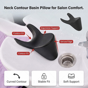 Coussin de soutien cervical en silicone souple pour <span class=keywords><strong>bac</strong></span> de lavage de <span class=keywords><strong>cheveux</strong></span> de salon, pour chaise de <span class=keywords><strong>coiffure</strong></span> - Product Image 2
