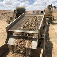 Panneau de tamis vibrant en treillis soudé en acier au manganèse durable avec des trous carrés pour le criblage en carrière et la calibrage des pierres