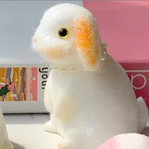 New Product TPR Cartoon Rabbit Novelty Fluffy Stretch Soft Stress Relief Taba Decompression Toys for Kids Boys and Girls - Product Image 6