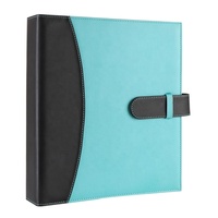 Classeur A4 en cuir PU imprimé HENWEI, reliure à 3 trous pour produits de classement de cartes HENWEI ODM