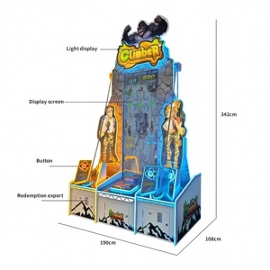 Máquina <span class=keywords><strong>de</strong></span> Juegos Arcade Operada con Monedas, Juego <span class=keywords><strong>de</strong></span> Escalada en <span class=keywords><strong>Roca</strong></span> 1v1 PVP, Juego <span class=keywords><strong>de</strong></span> Aventura Interactivo con Pantalla LED Vertical para Interiores - Product Image 5