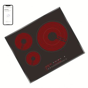 Placa de Cocina Eléctrica Integrada de Cerámica con 3 Quemadores, Inteligente, con Wifi, Venta al Por Mayor de Fábrica - Product Image 3