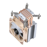 QiuzAim 2/4/6 Heat Pipe X79 Carte Mère CPU Ventilateur de Refroidissement avec Lumière 9cm Refroidi par Air E5 Bureau 2011 PWM Contrôle de Température X99