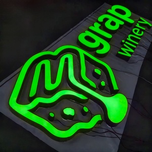 Tablero de letras con luces LED, letreros de nombre comercial para puertas de oficina, letreros de letras de canal 3D, letrero electrónico led - Product Image 5