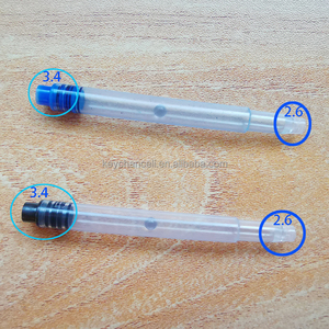 Accessori per Scrittura Cartuccia di Ricarica per Penna <span class=keywords><strong>Stilografica</strong></span> Nera e Blu da 68mm con Foro da 2.6mm e 3.4mm alle Due Estremità - Product Image 4
