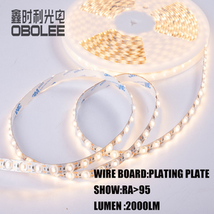 24V Linear High Brightness 2835 15mm Lens Diffused LED Strip <b>Light</b> 48D 60D Seamless for <b>Cove</b> Ceiling Recessed Aluminum Channel - Product Image 2