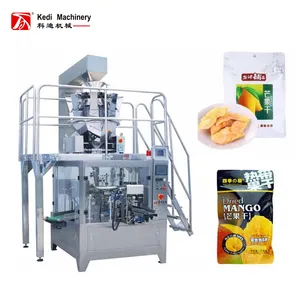 Rotary Preformed Pouch Packaging Machine Lebensmittel verpackungs maschine, Feil-und Versiegelung maschine