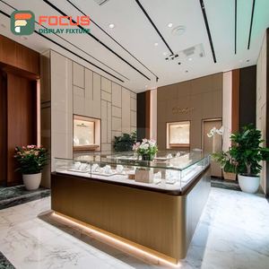 Vitrina de Exhibición de Joyería Personalizada, Panel de Vidrio Templado, Mueble de Joyería para Tienda de Marca - Product Image 5