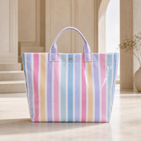 Sac fourre-tout chic pour femmes, design contemporain brillant, grand volume intérieur, OEM ODM