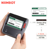 Niimbo B3S — mini imprimante de codes à barres, 75mm, bluetooth, thermique, sans fil, 3 pouces, pour magasins et bureau