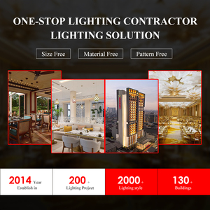 ECOJAS Custom Large Project Restaurant Decoration Luxury Chandelier - Product Image 4