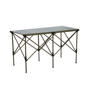 Mesa Plegable Ultraligera <span class=keywords><strong>de</strong></span> Aleación <span class=keywords><strong>de</strong></span> Aluminio Portátil para Exteriores, para Acampar, Hacer Picnic, Asar a la Parrilla y Comer - Product Image 1