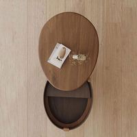 Porte-revues en bois moderne de style scandinave Porte-bûches en bois Design Table d'appoint Canapé Petite table basse d'appoint