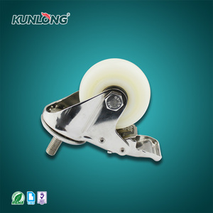 Hardware-Teile SK6-ZZ75108S-S 3 Zoll Eisen Heavy Duty Caster Wheel Verzinkte Bremse Caster Wheels - Product Image 3