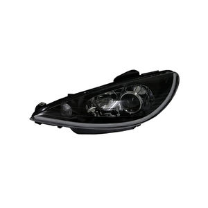 Phares LED complets personnalisés pour <span class=keywords><strong>Peugeot</strong></span> 206 2004-2008, lentilles de projecteur bi-xénon, lampes avant avec <span class=keywords><strong>DRL</strong></span> - Product Image 3
