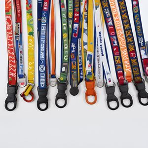 Custom Print Sublimated Nylon <b>Polyester</b> Fabric Badge <b>Lanyard</b> With Different Process - Product Image 2