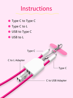 Cable de Carga Rápida USB 4 en 1 de 60W, Trenzado, para Teléfonos Inteligentes, Portátil y Elegante, Ideal para Regalos de Bienvenida
