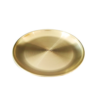 Plaque de barbecue coréenne en acier inoxydable ronde 304 de qualité alimentaire pour hôtel et restaurant - Product Image 5