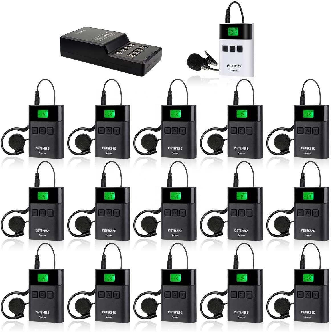 Chierda F50 дорожная аудио двухсторонняя беспроводная система туристического гида