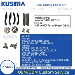 Kit complet de chaîne de distribution avec tendeur et rails de guidage pour Nissan V9X <span class=keywords><strong>3</strong></span>.0 Diesel <span class=keywords><strong>V6</strong></span> Pathfinder Navara D40 - Vente en gros usine - Product Image 6
