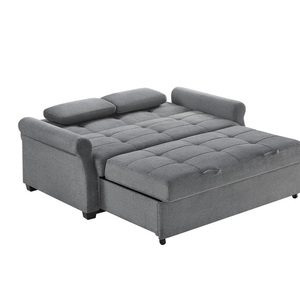 European Style Soft Modular <strong>Sofa</strong> Set Linen Living Room Single <strong>Sofa</strong> <strong>Bed</strong> Gray Convertible <strong>Sleeper</strong> <strong>Sofas</strong> Couch <strong>Bed</strong> for Wholesale - Product Image 3