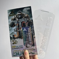Protection d'écran en verre trempé Full-screen 500CC Black King Kong pour 17 Pro Max, sans bordure, anti-espion, verre de confidentialité