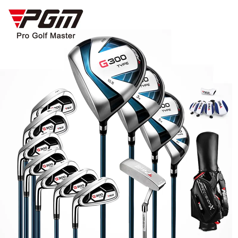 Pgm conjunto de clubes de golfe personalizado, conjunto completo de drivers de golfe de titânio para homens