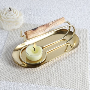CHENLANG Supporto Creativo Ecologico e Durevole in Acciaio Inossidabile per Palo Santo, Supporto per Bruciare Salvia, Candele Aromatiche e Incenso - Product Image 2