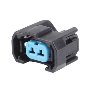 2-Wege-Buchse Elektrisch 6189-0553 Einspritz ventil Sensor Schwarz Auto-Anschluss - Product Image 1