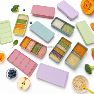 Bac à glaçons en silicone empilable de qualité alimentaire, large et long, 4 portions, sans BPA, à démoulage facile, avec couvercle, pour boissons congelées - Vente en gros - Product Image 6