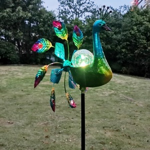 <span class=keywords><strong>Moulin</strong></span> à <span class=keywords><strong>vent</strong></span> solaire rotatif en métal, grande taille, Led magique, pour <span class=keywords><strong>jardin</strong></span> - Product Image 5