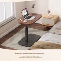 Table basse pliable et réglable avec roulettes, style américain, pour dortoir et usage domestique