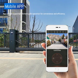 <span class=keywords><strong>Portail</strong></span> <span class=keywords><strong>Coulissant</strong></span> à Faux Linteau Qigong Intelligent en Aluminium, à Bras Droit, Résistant au Vent et à la Neige - Product Image 4