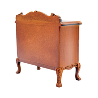 Maison de poupée miniature Table victorienne Armoire latérale en bois de luxe 1/6 Meubles à l'échelle 1/12