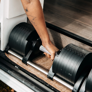 Haltères réglables VIGFIT Premium, gain de place, ensemble d'haltères commerciaux pour la <span class=keywords><strong>musculation</strong></span> à domicile, exercices de fitness - Product Image 4