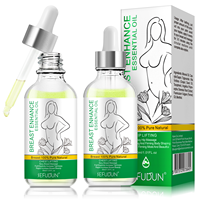 Huile Essentielle Biologique pour l'Augmentation Mammaire, Huile de Poitrine Nourrissante aux Plantes
