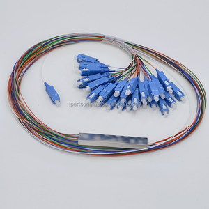 ตัวแยกสัญญาณ PLC 1x32 ไฟเบอร์ออปติก SC UPC แบบท่อเหล็ก สำหรับเครือข่าย FTTH/FTTX PON - Product Image 1