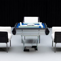 Table de mahjong automatique en verre table de Mahjong meilleure vente produits de meubles de divertissement tables de jeu