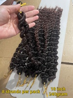 Extensions de cheveux synthétiques torsadés de 18 pouces, 240g, boucles italiennes, double trame, toutes couleurs personnalisables, cheveux longs